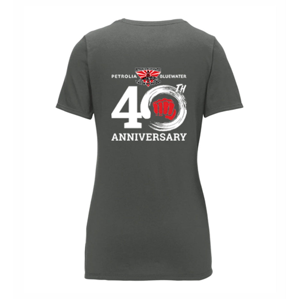 Petrolia Bluewater Tae Kwon Do Anniversary Ladies' Nike Dri-FIT Cotton/Poly Scoop Neck Tee