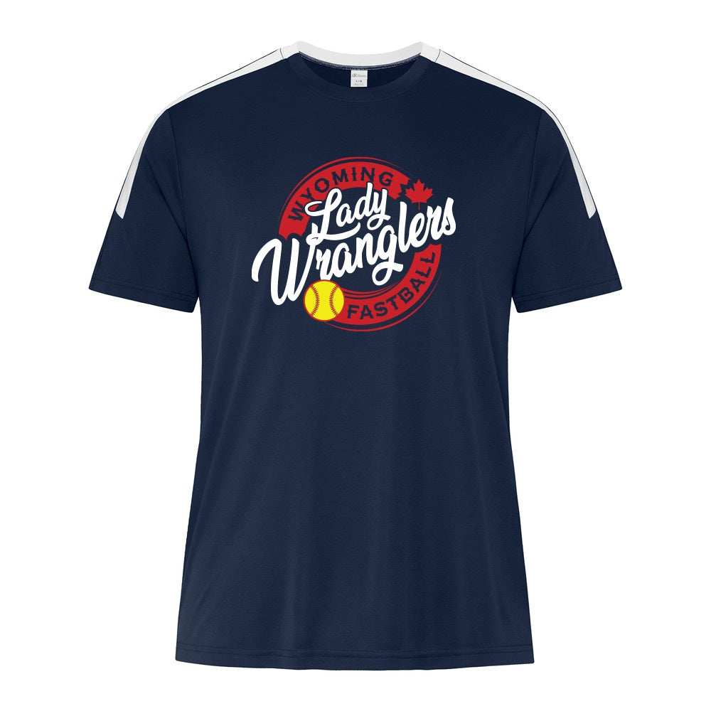 Wyoming Lady Wranglers Youth Pro Club T-Shirt
