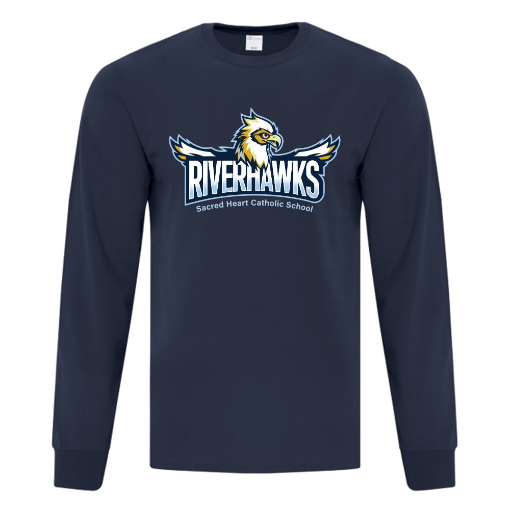 Sacred Heart Adult Cotton Long Sleeve