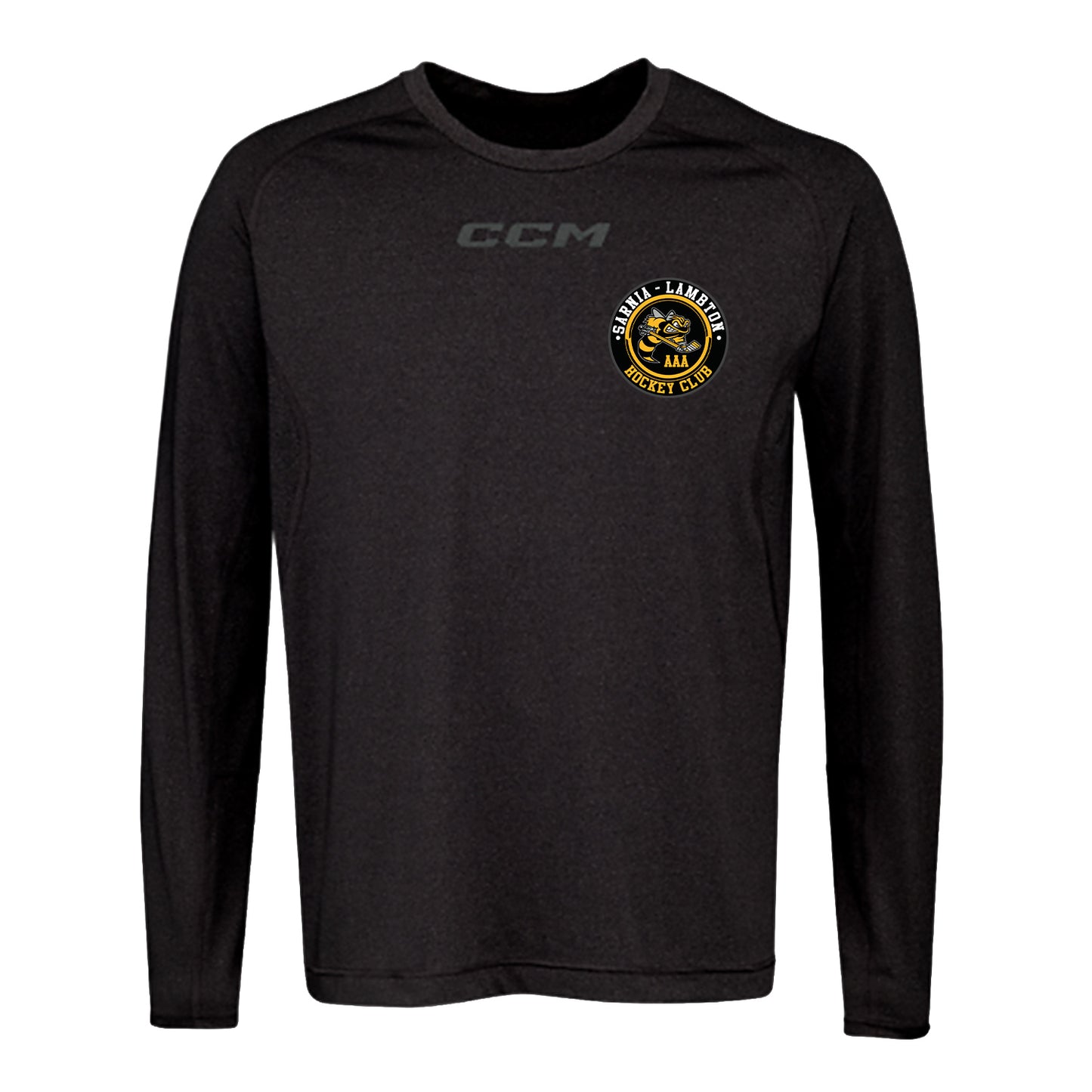 Lambton Jr Sting AAA Adult CCM Long Sleeve Training Tee