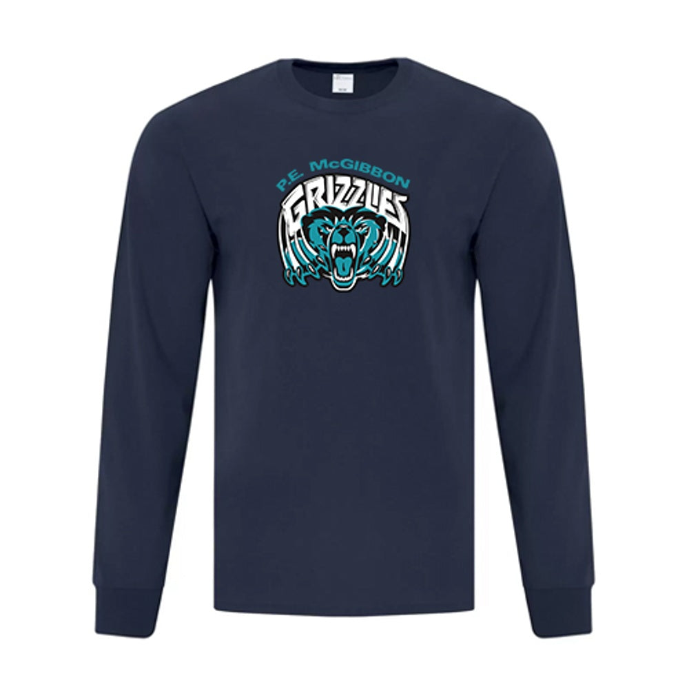 PE McGibbon Adult Everyday Cotton Long Sleeve T-Shirt