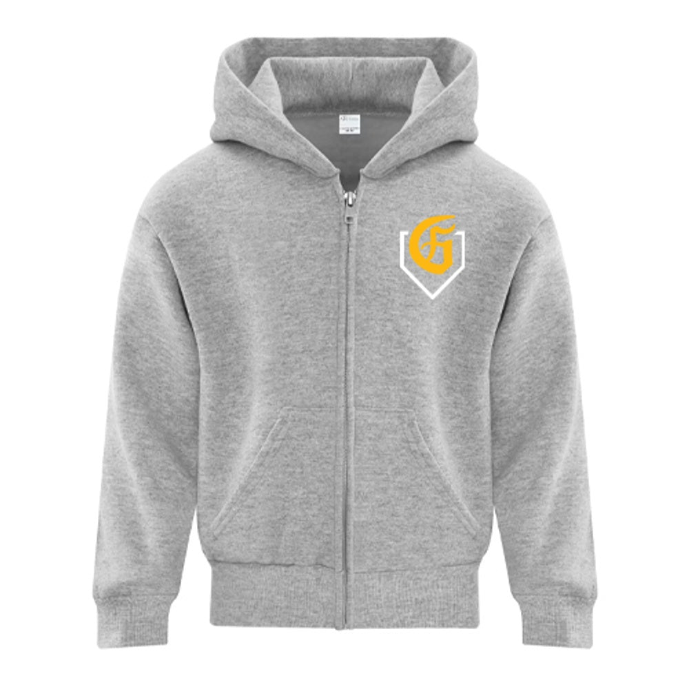 Corunna Giants Youth Everyday Fleece Full Zip Hooded Sweatshirt