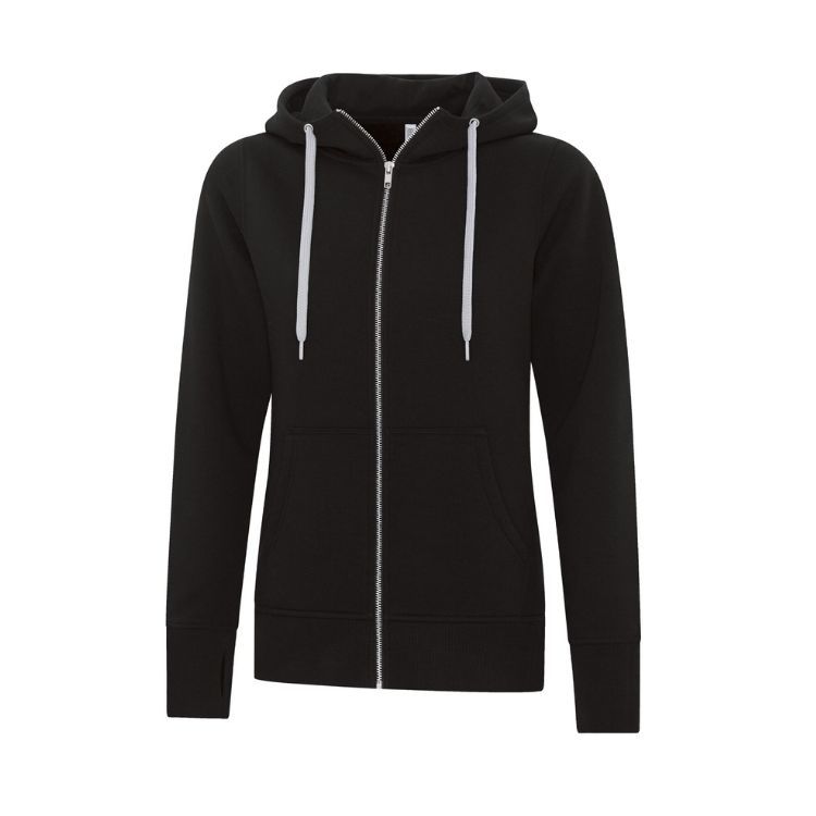 ESACTIVE LADIES FULL ZIP HOODED SWEATSHIRT