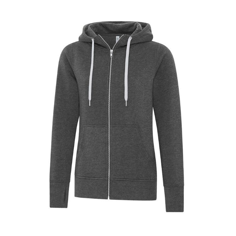 ESACTIVE LADIES FULL ZIP HOODED SWEATSHIRT
