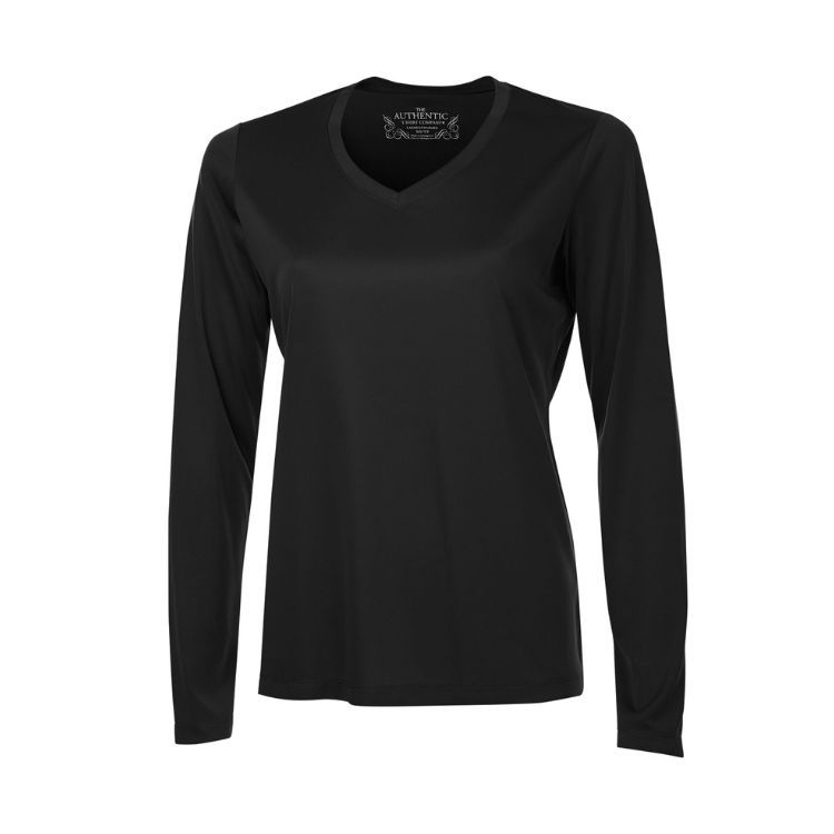 ATC PRO TEAM LONG SLEEVE V-NECK LADIES TEE