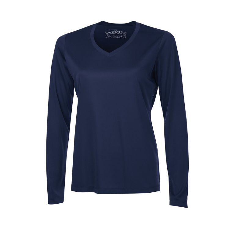 ATC PRO TEAM LONG SLEEVE V-NECK LADIES TEE