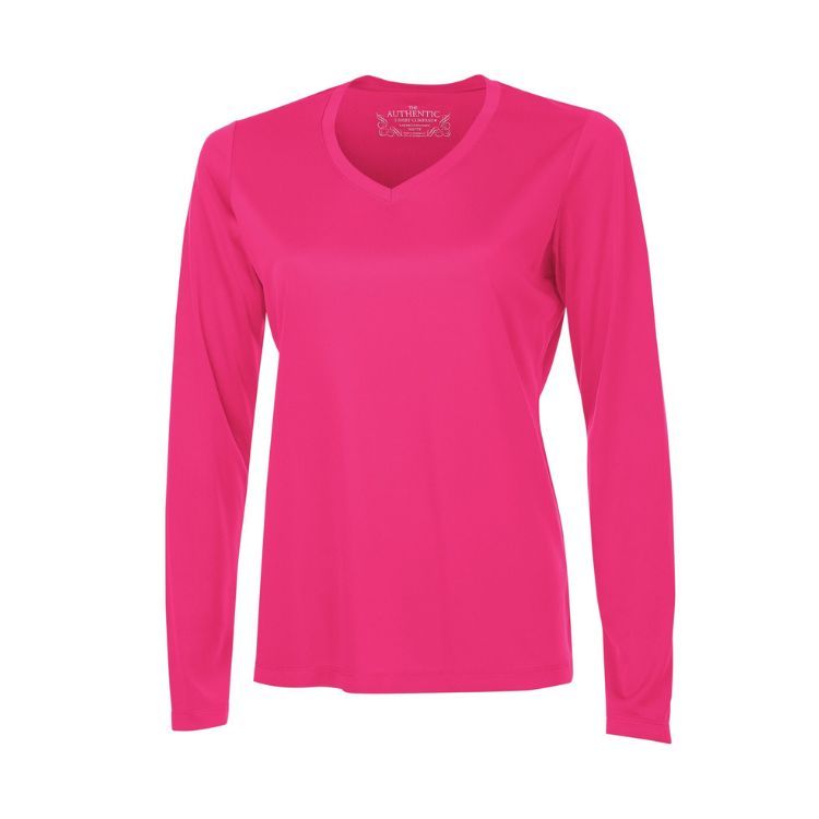 ATC PRO TEAM LONG SLEEVE V-NECK LADIES TEE