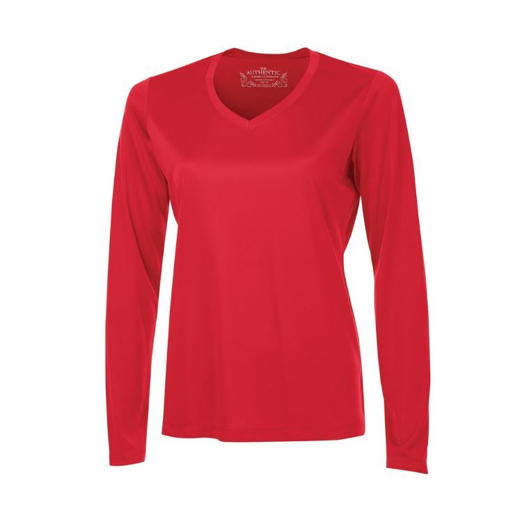 ATC PRO TEAM LONG SLEEVE V-NECK LADIES TEE