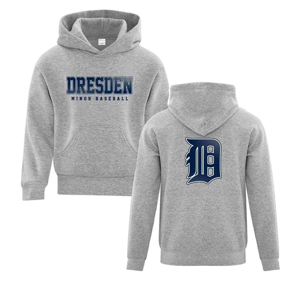 Dresden Minor Baseball Youth Fleece Hooded Sweatshirt
