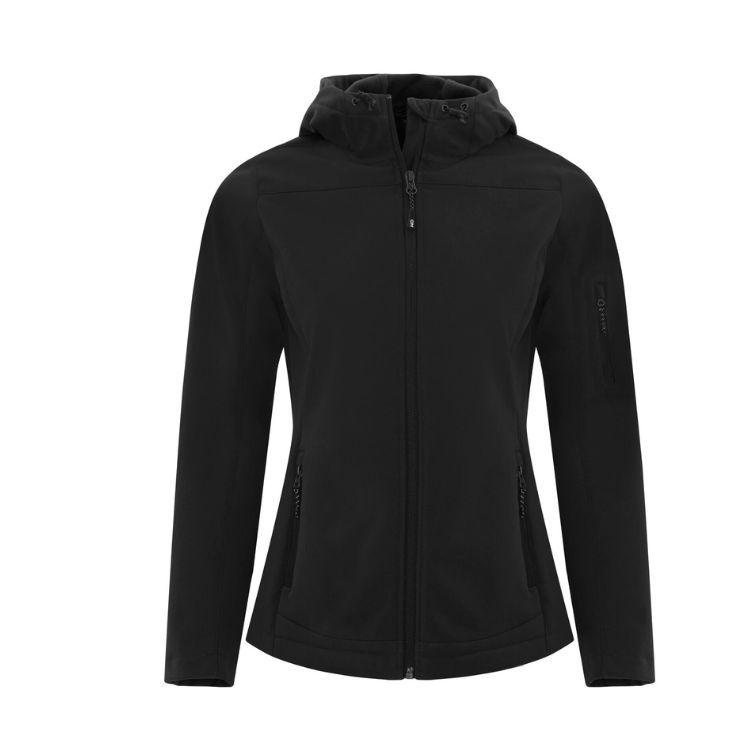 COAL HARBOUR LADIES ESSENTIAL HOODED SOFT SHELL JACKET