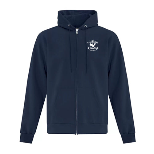 Stag Island Adult Fleece Full Zip Hooded Sweatshirt