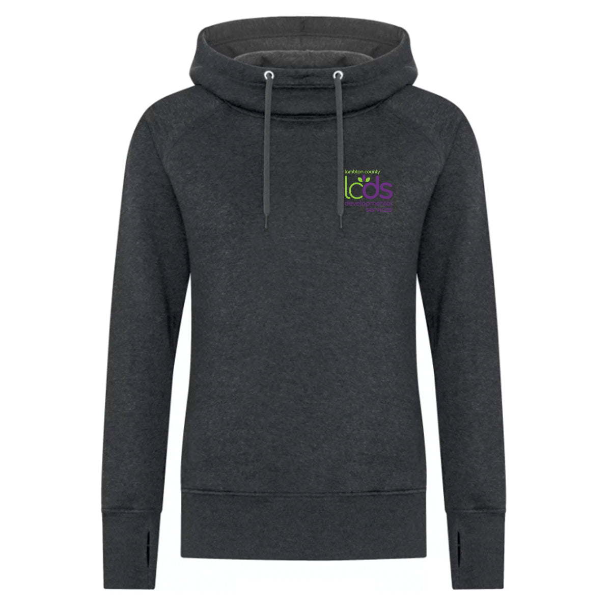 LCDS Ladies' EsActive Vintage Hooded Sweatshirt