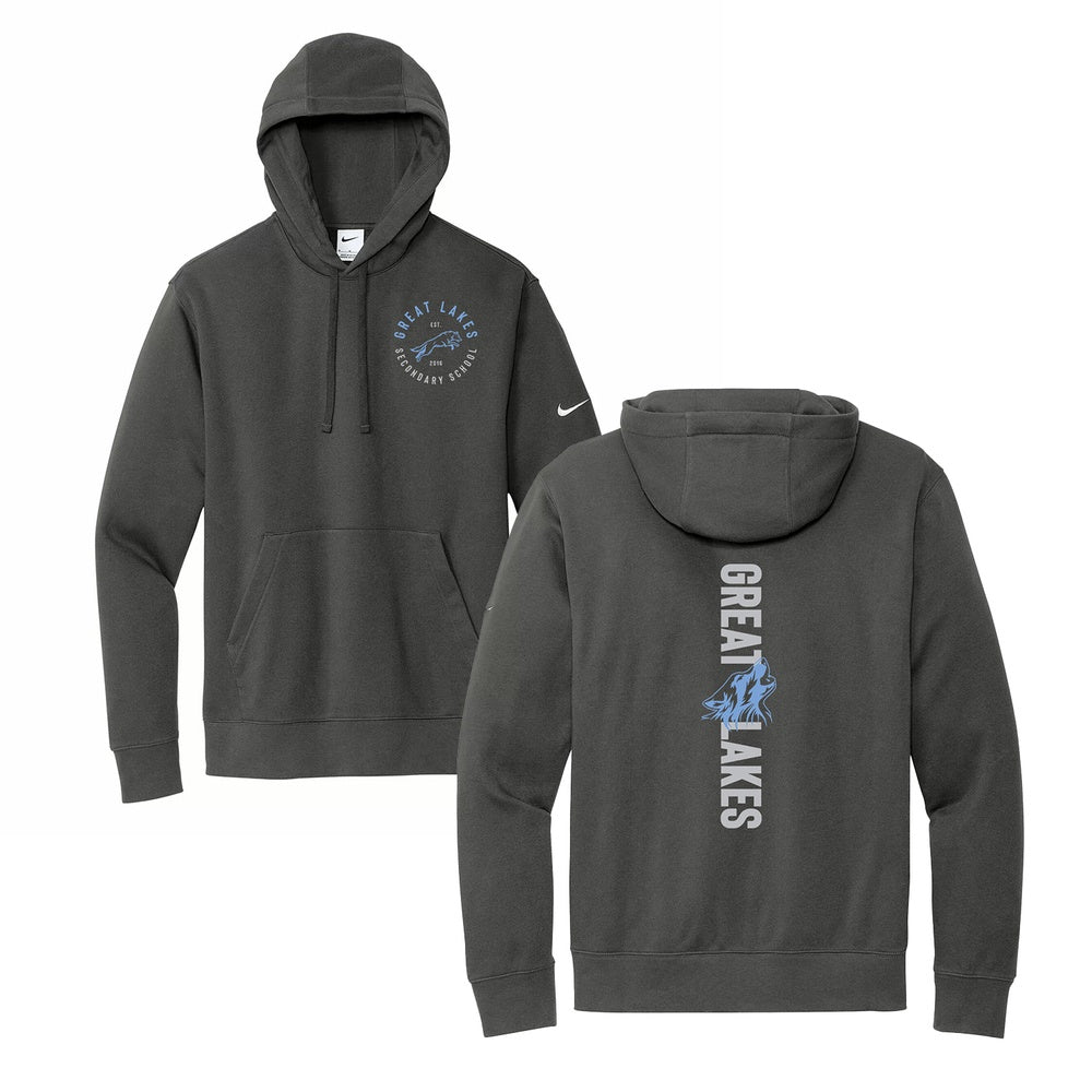 Great Lakes Adult Nike Club Fleece Hooded Sweatshirt