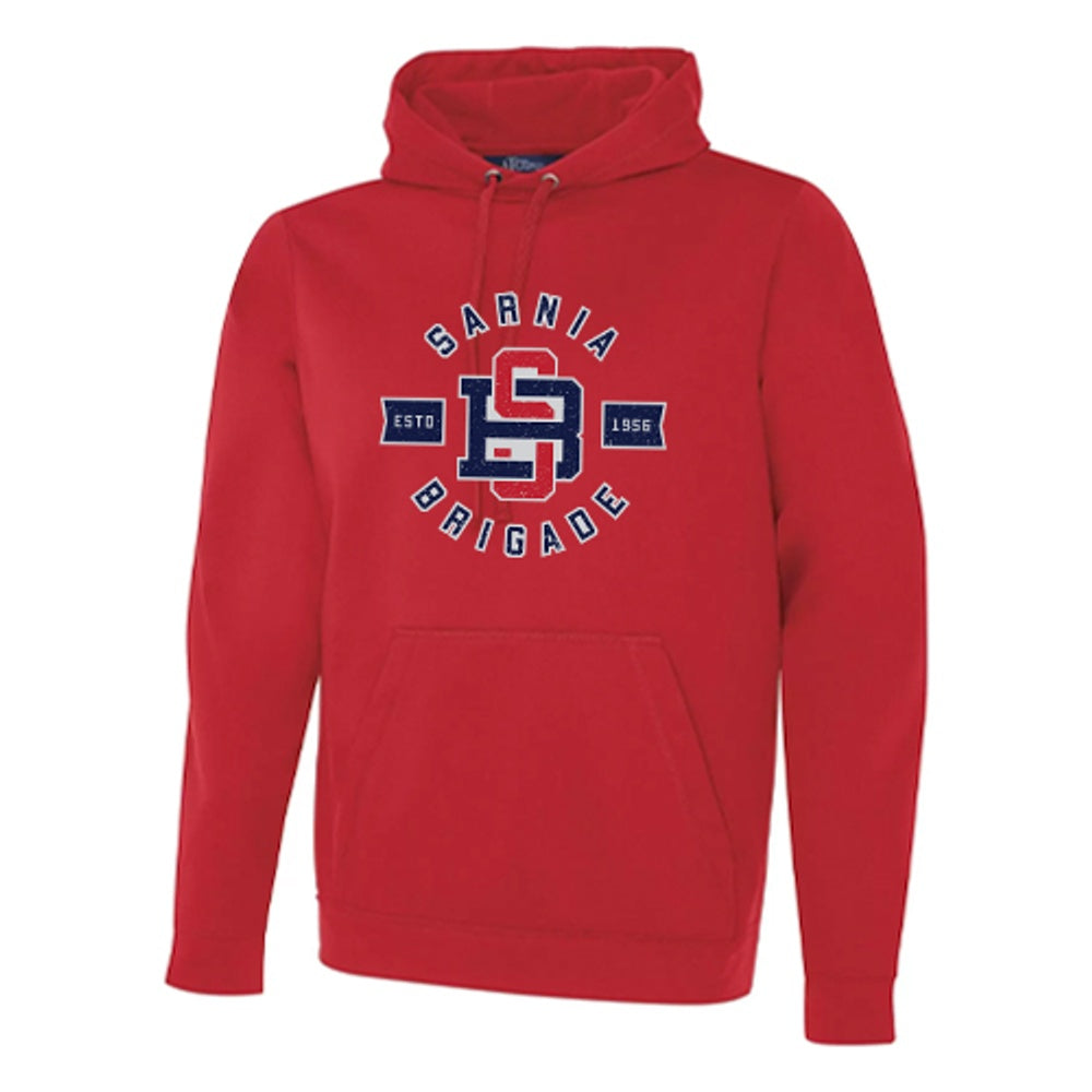 Sarnia Brigade Adult Game Day Fleece Hooded Sweatshirt