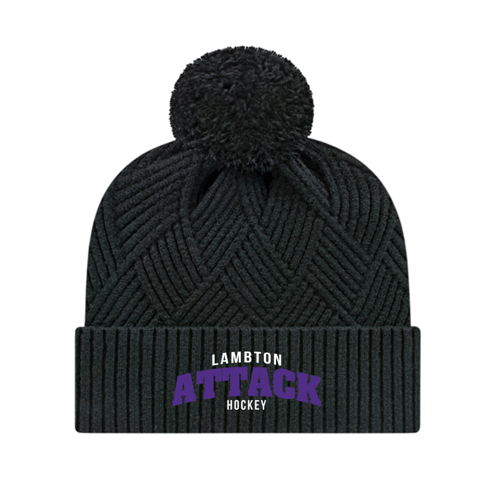 Lambton Attack Premium Diagonal Weave Knit Cap with Cuff