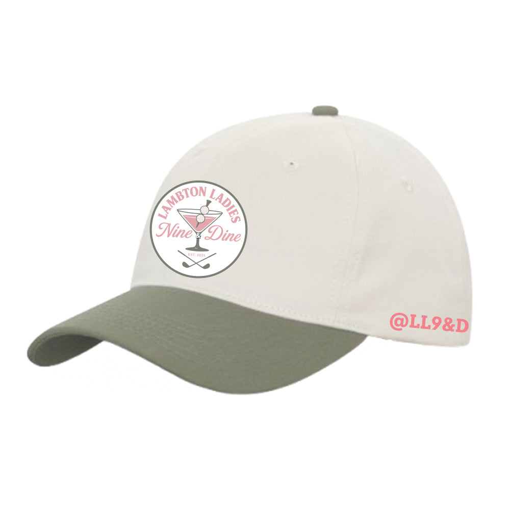 Lambton Ladies 9 & Dine Two Tone Unstructured Snapback Cap