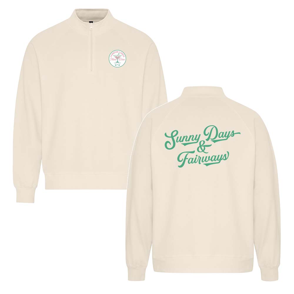 Lambton Ladies 9 & Dine Adult French Terry 1/4 Zip