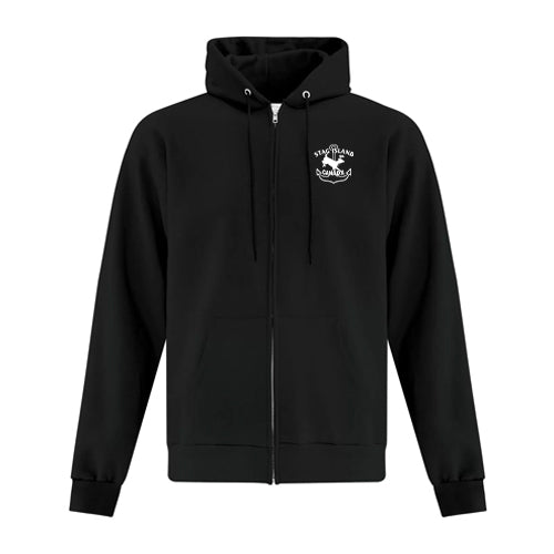 Stag Island Adult Fleece Full Zip Hooded Sweatshirt