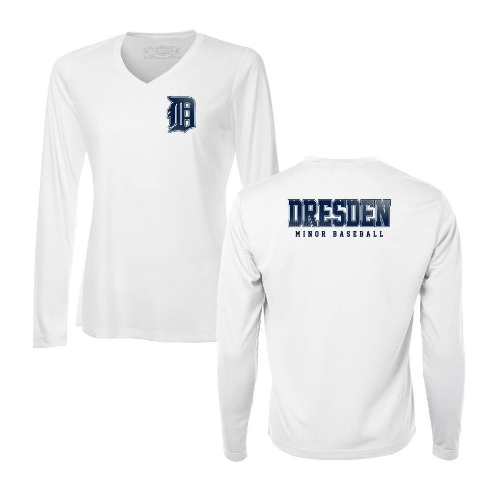Dresden Minor Baseball Ladies' Pro Team Long Sleeve V-Neck