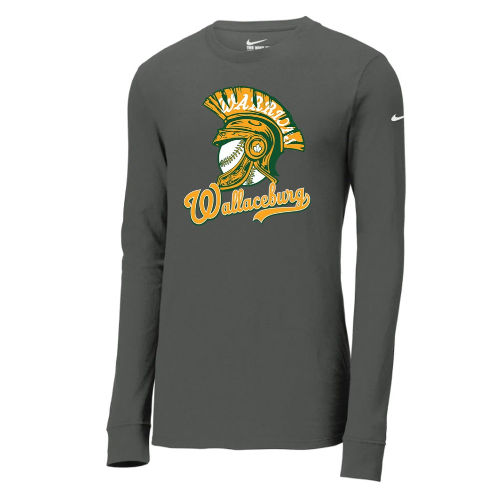Wallaceburg Minor Baseball Adult Nike Dri-FIT Cotton/Poly Long Sleeve Tee