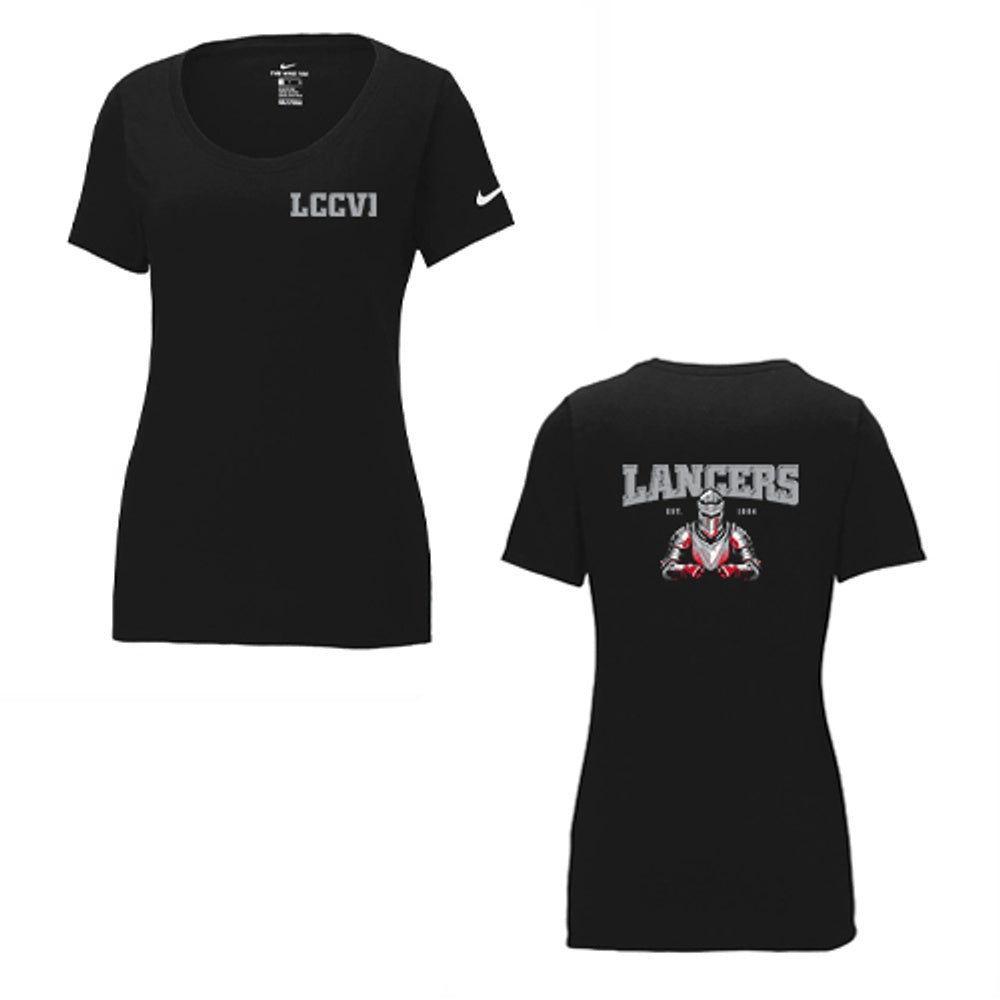 LCCVI Ladies' Nike Dri-FIT Cotton/Poly Scoop Neck Tee