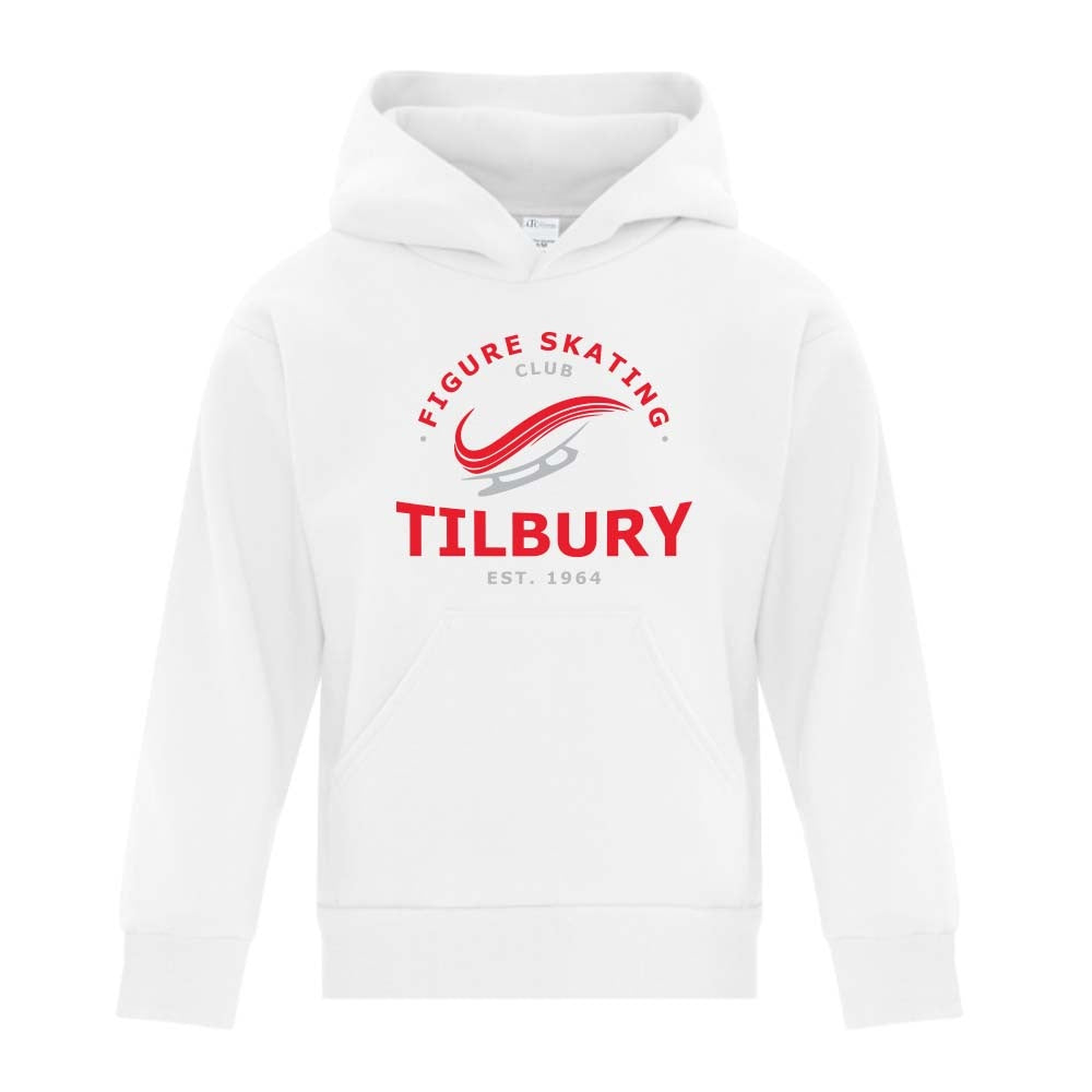Tilbury Figure Skating Youth Fleece Hooded Sweatshirt (Alt. Logo)