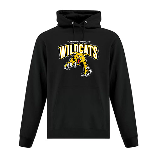 Plympton-Wyoming Adult Everyday Fleece Hooded Sweatshirt