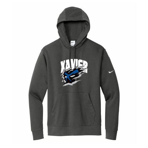 Saint-François-Xavier Adult Nike Club Fleece Sleeve Swoosh Pullover Hoodie