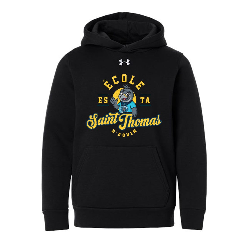 St Thomas D'Aquin Youth Under Armour Team Icon Fleece Hooded Sweatshirt