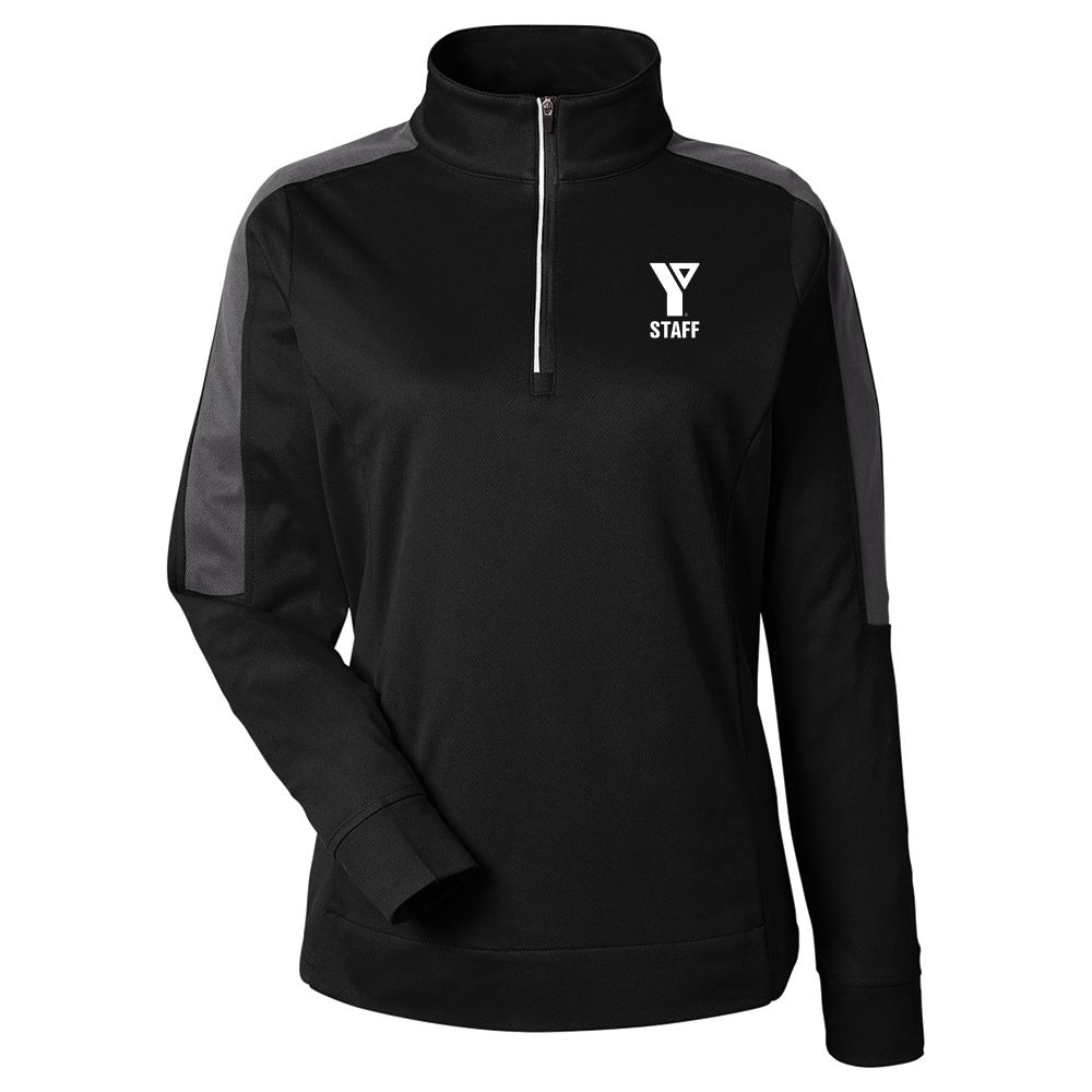 YMCA Staff Ladies' Market Snag Protect Mesh Colorblock Quarter