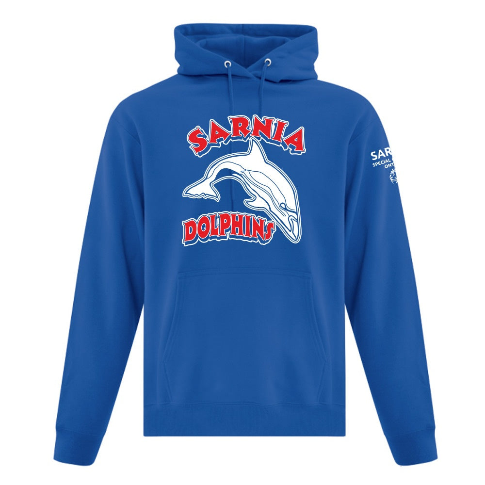 Special Olympics Adult Sarnia Dolphins Fleece Hooded Sweatshirt