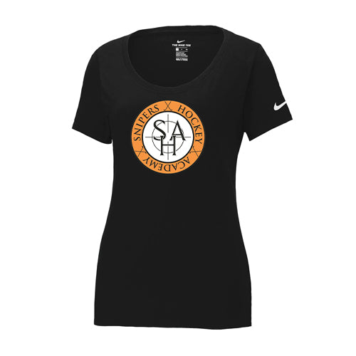 SHA Hockey Ladies' Nike Dri-FIT Cotton/Poly Scoop Neck Tee