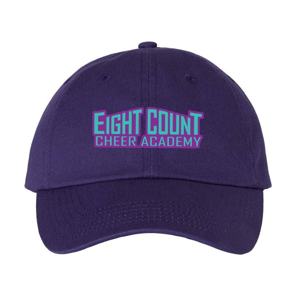 Eight Count Cheer Adult Bio-Washed Classic Dad Hat