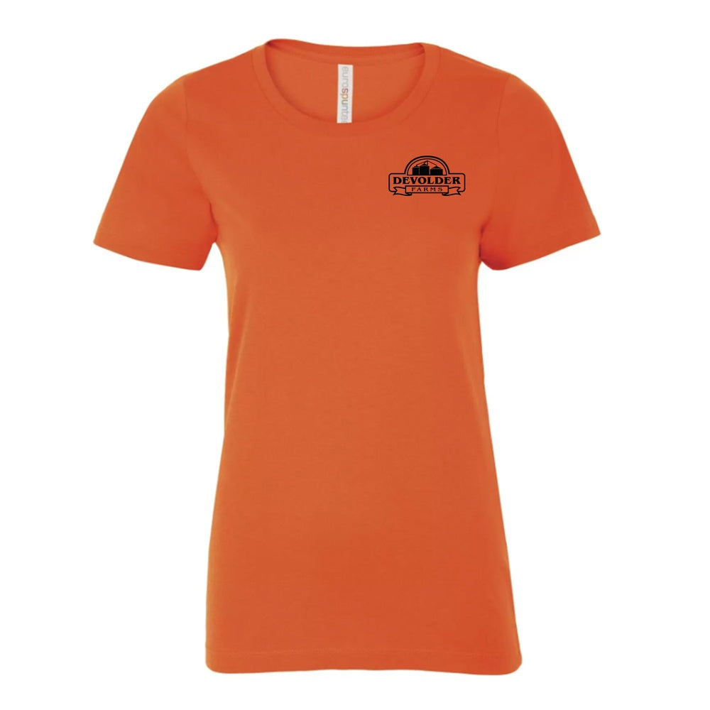 Devolder Farms Ladies' Eurospun Ring Spun T-Shirt
