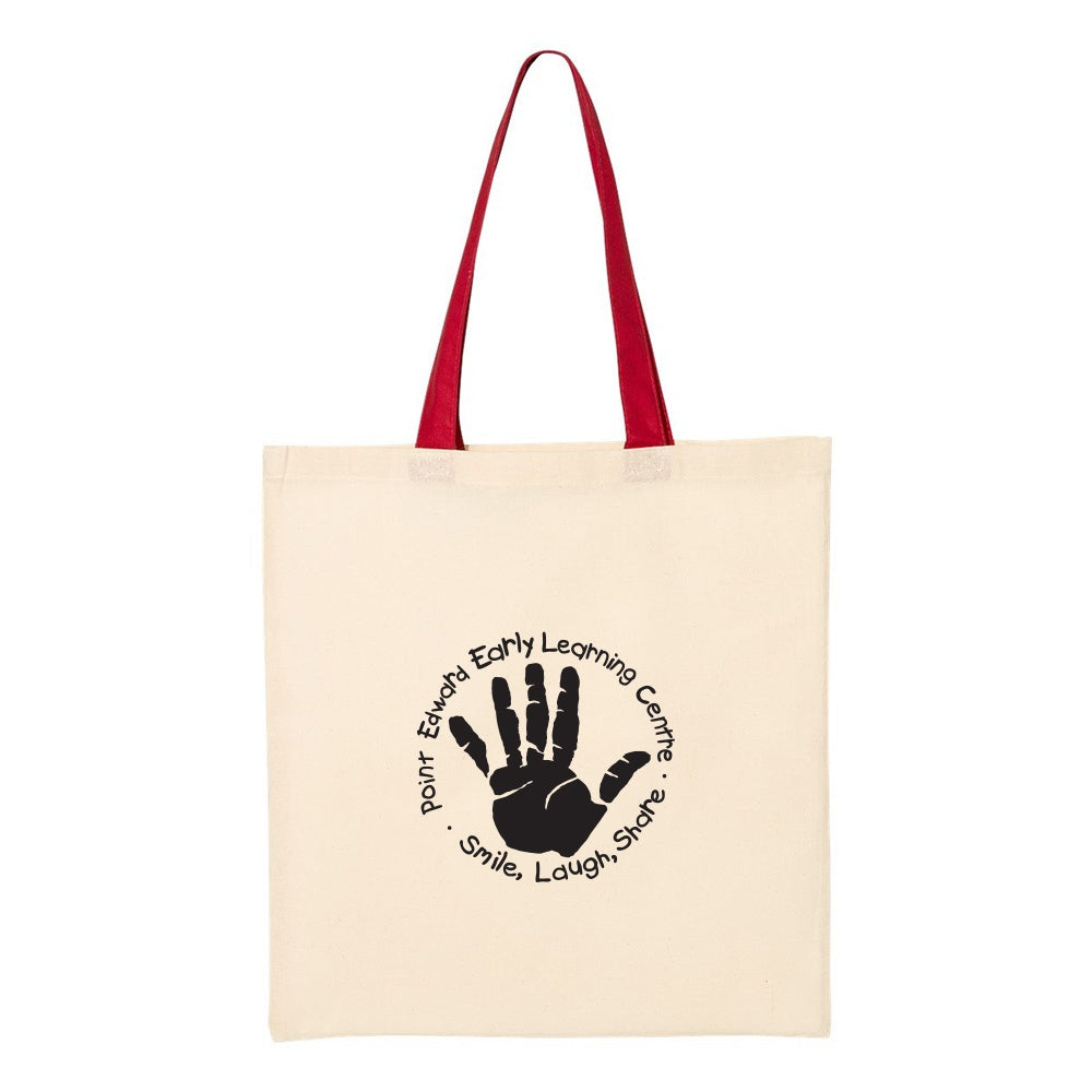 PEELC Economical Tote with Contrast-Color Handles