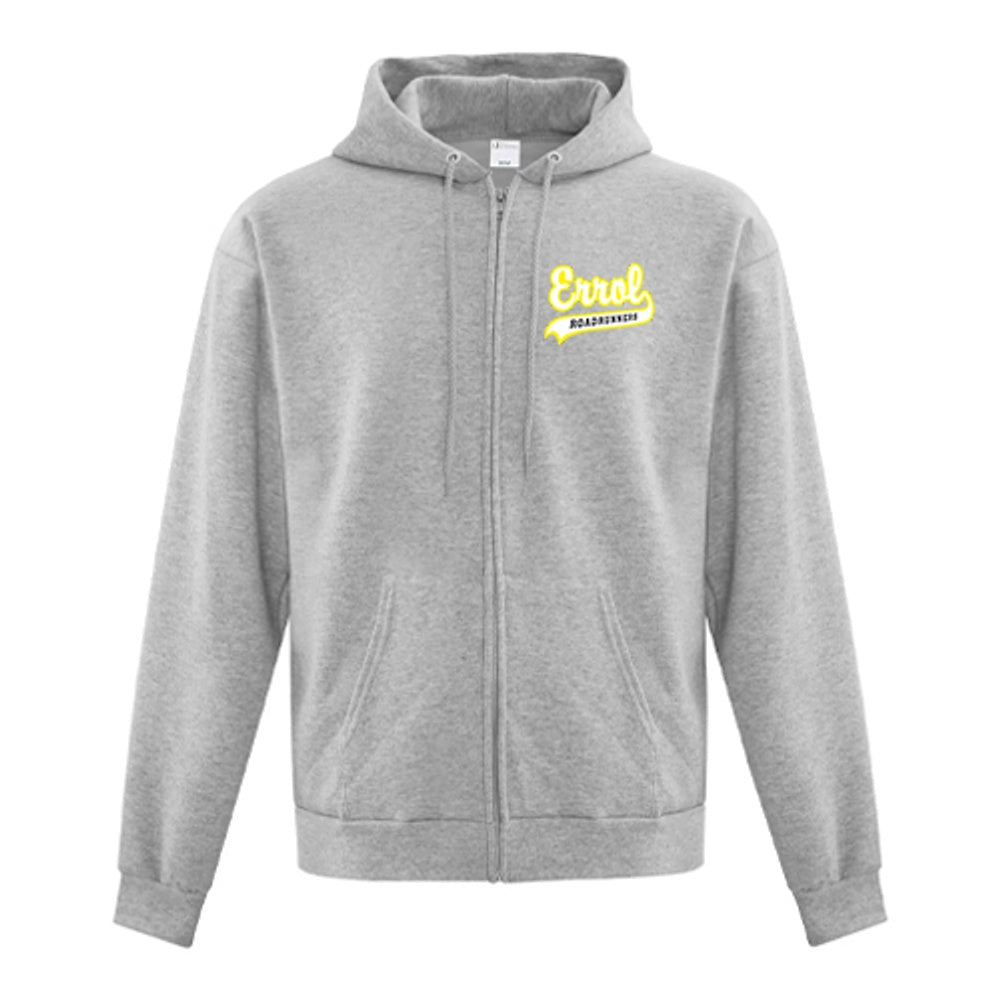 Errol Road Adult Everyday Fleece Full Zip Hooded Sweatshirt