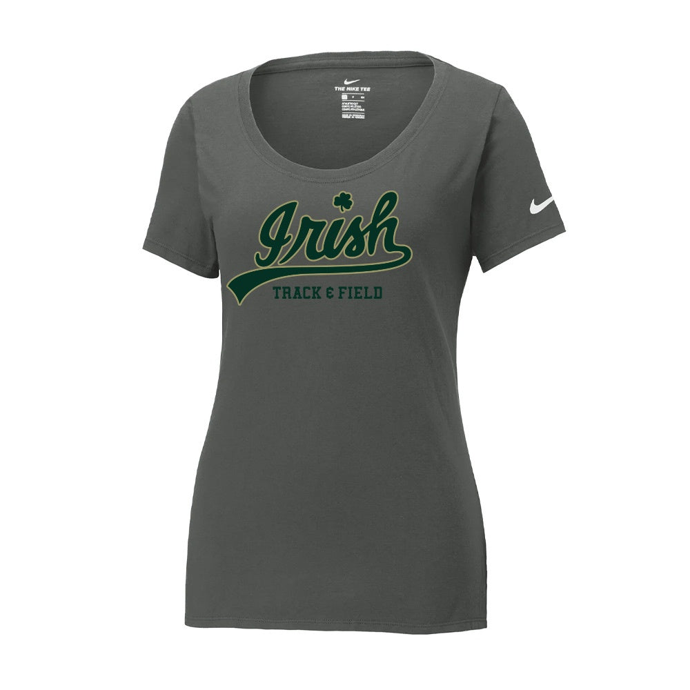 St Pats Track & Field Ladies' Nike Dri-FIT Cotton/Poly Scoop Neck Tee