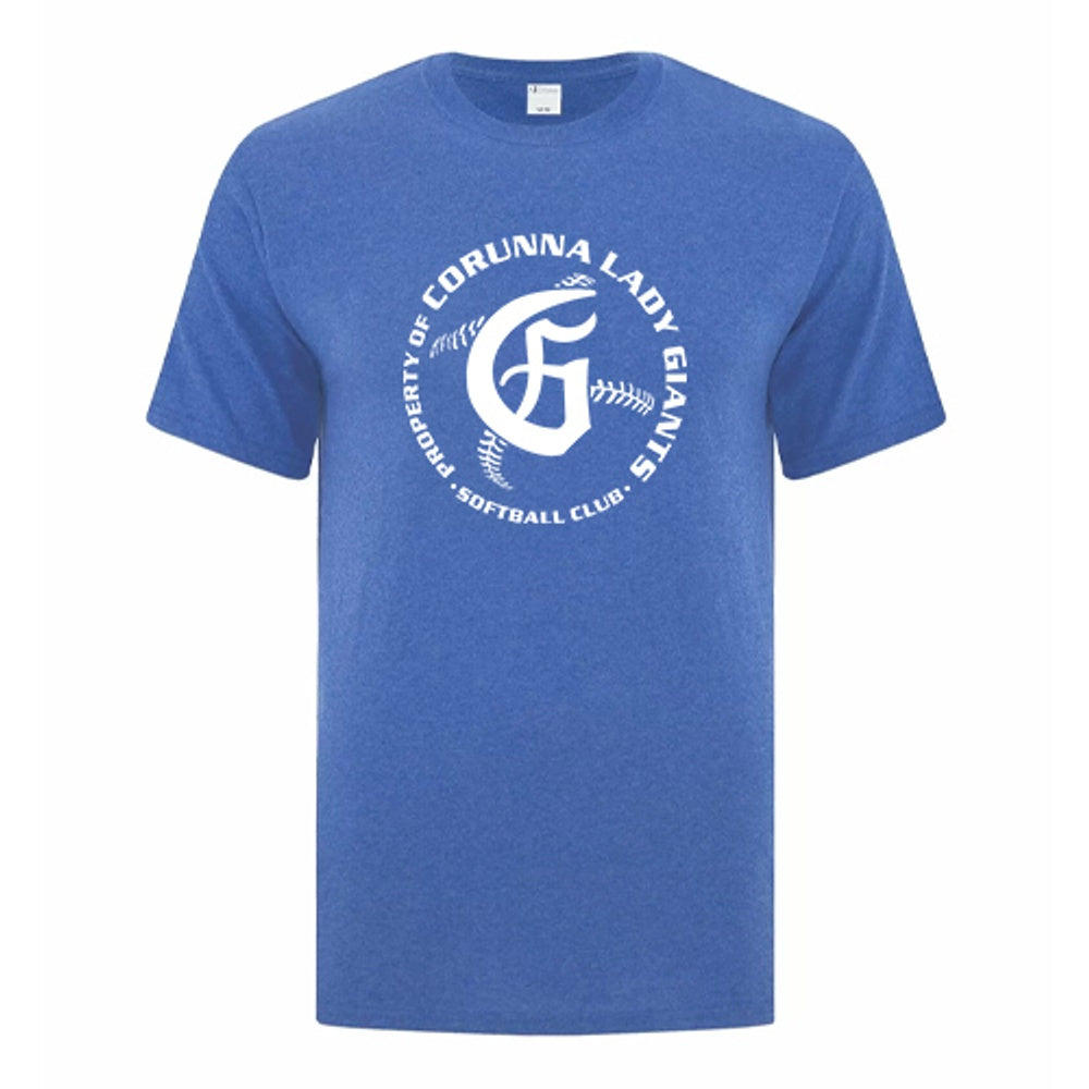 Corunna Lady Giants Adult Everyday Cotton T-Shirt