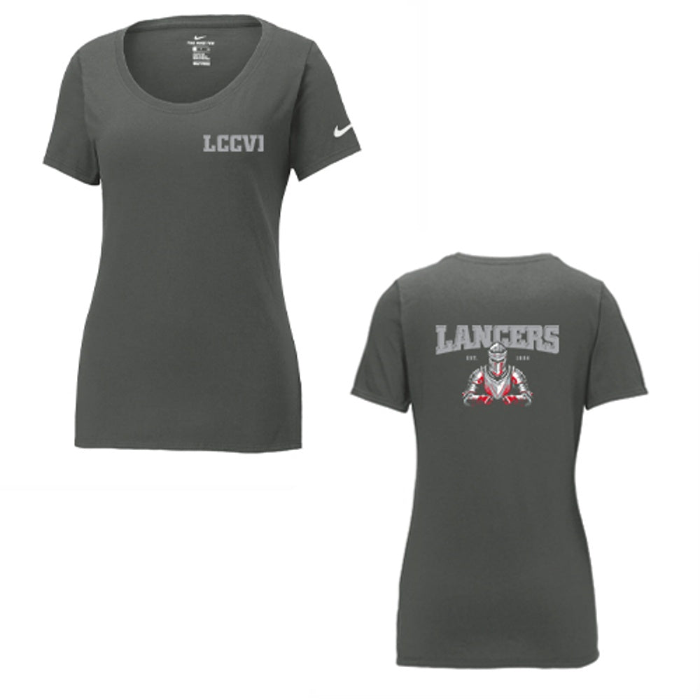 LCCVI Ladies' Nike Dri-FIT Cotton/Poly Scoop Neck Tee