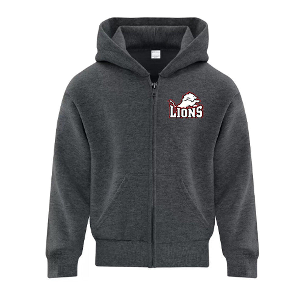 Victor Lauriston Youth Everyday Fleece Full Zip Hooded Sweatshirt