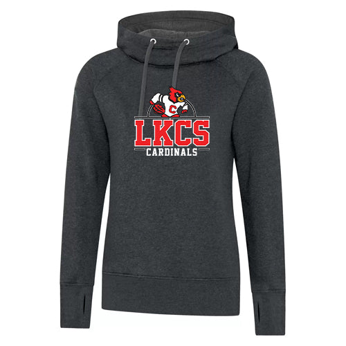 Lambton Kent Composite School Ladies' EsActive Vintage Hooded Sweatshirt