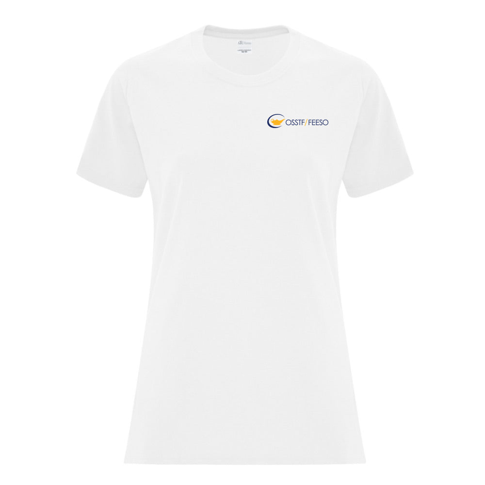 OSSTF Ladies' Cotton T-Shirt