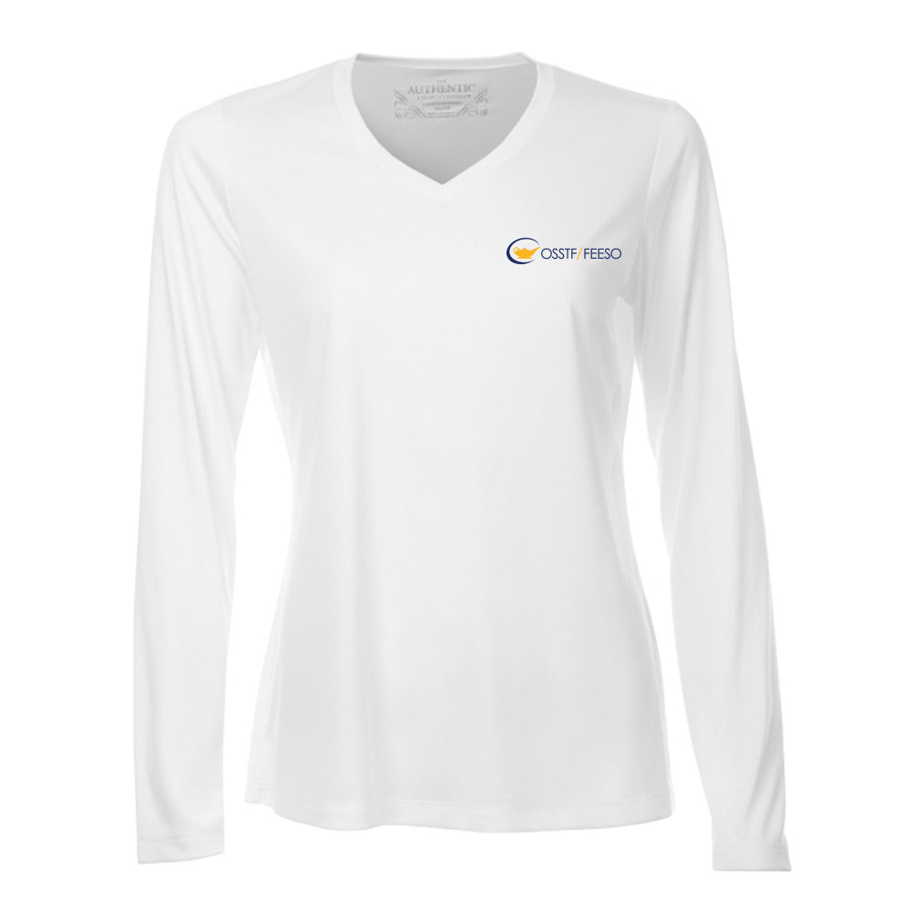 OSSTF Ladies' Pro Team Long Sleeve V-Neck
