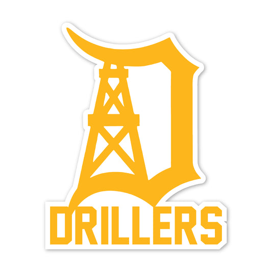 Oil Springs Drillers 5" Vinyl Sticker
