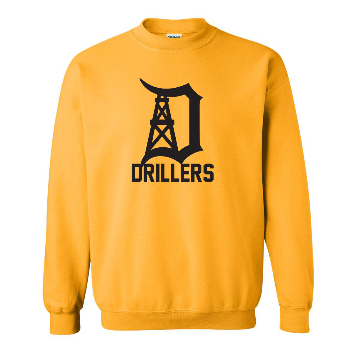 Oil Springs Drillers Adult Crewneck Sweatshirt
