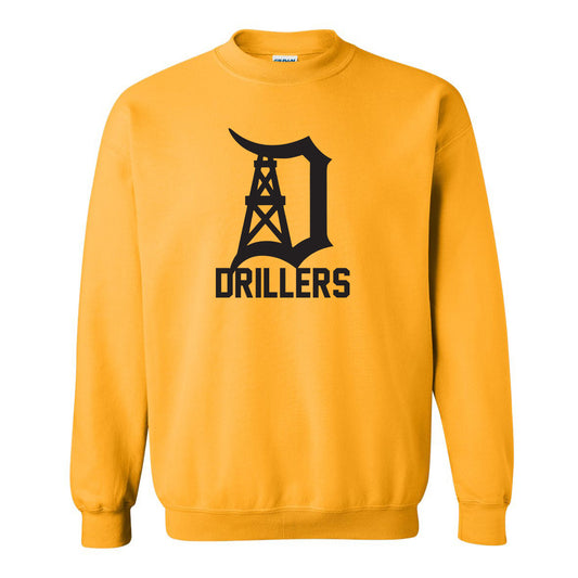 Oil Springs Drillers Adult Crewneck Sweatshirt
