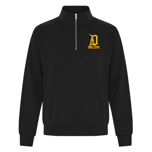 Oil Springs Drillers Adult Everyday Fleece 1/4 Zip Sweatshirt