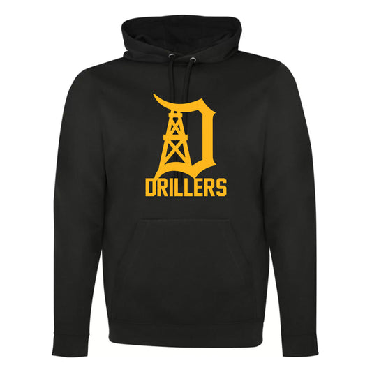 Oil Springs Drillers Adult Game Day Fleece Hooded Sweatshirt
