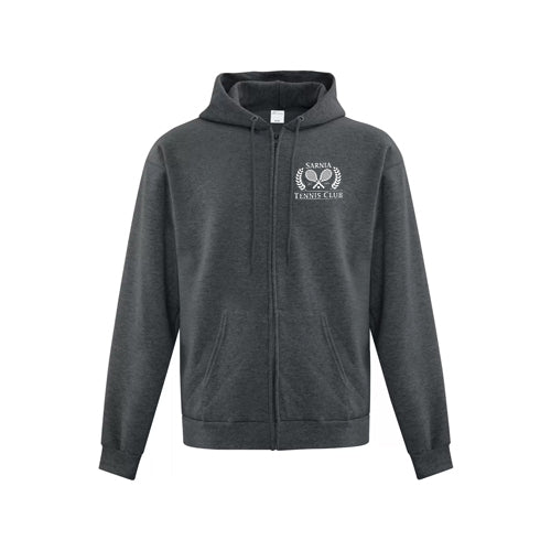 Sarnia Tennis Youth Fleece Full Zip Hooded Sweatshirt