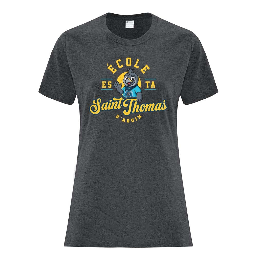 St Thomas D'Aquin Ladies' Cotton T-Shirt